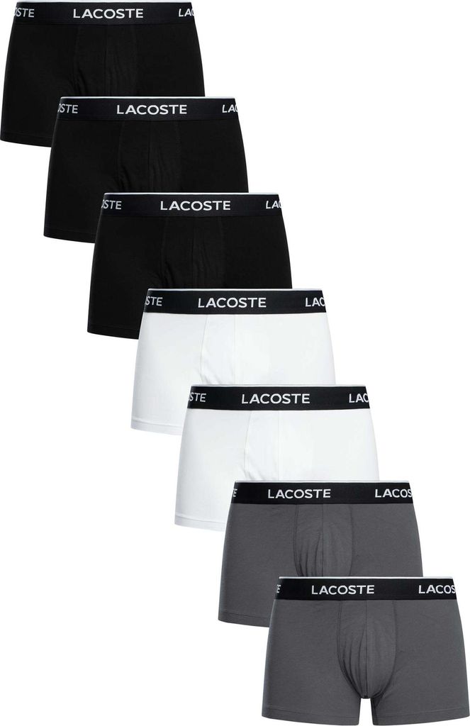 Lacoste 7er-Pack Unterhosen, Mehrfarbig S