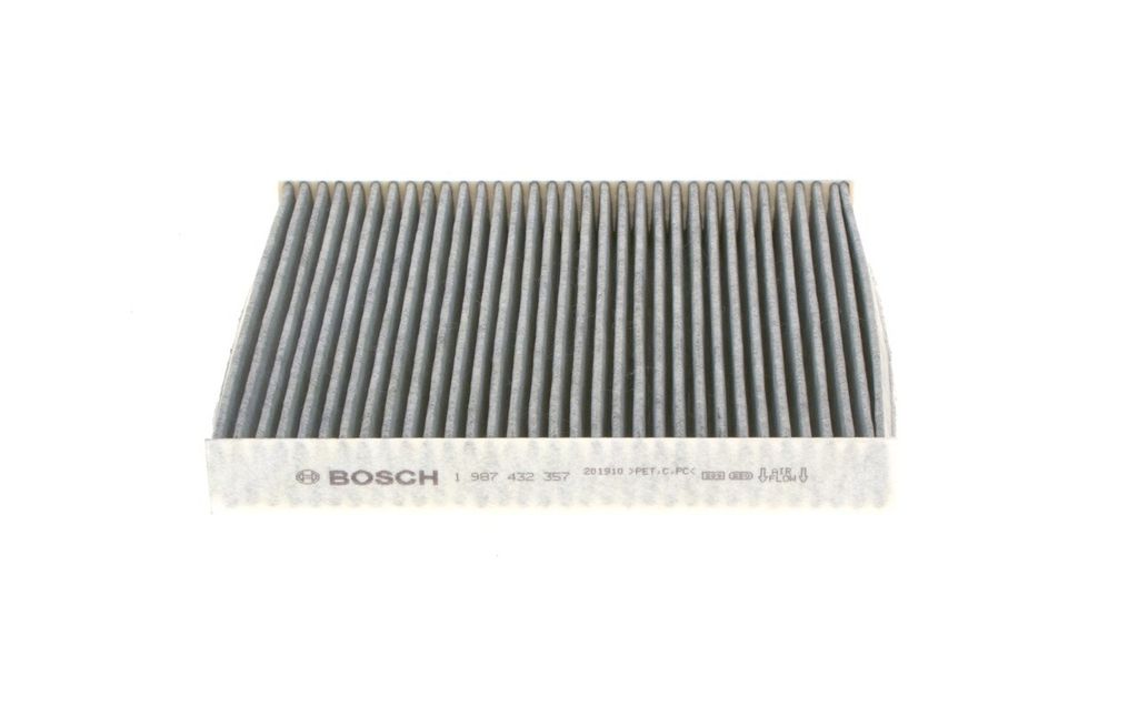 BOSCH 1 987 432 357 Innenraumluftfilter OE JZW819653A kompatibel mit A1 8X, A2, G-Klasse, Cordoba, Ibiza, Fabia, Roomster, Fox, Polo 9N, Polo 6R