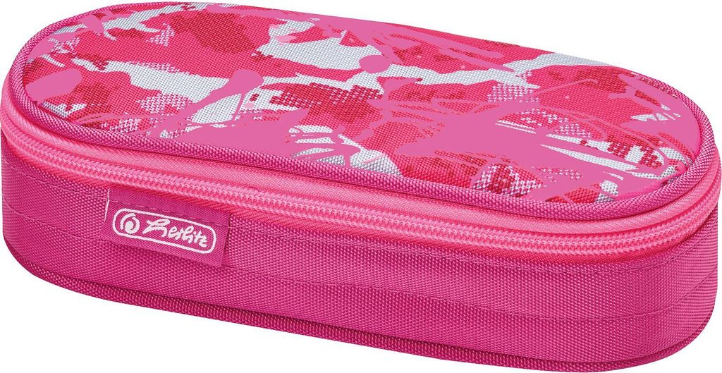 Herlitz Camouflage pink, Hartschalenetui für Stifte, Produktbild 