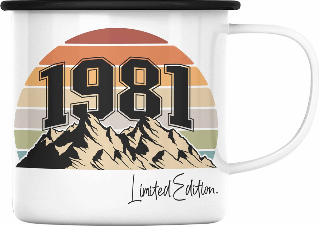 Trendation -  40. Geburtstag Emaille Tasse Frau Männer Produktbild 
