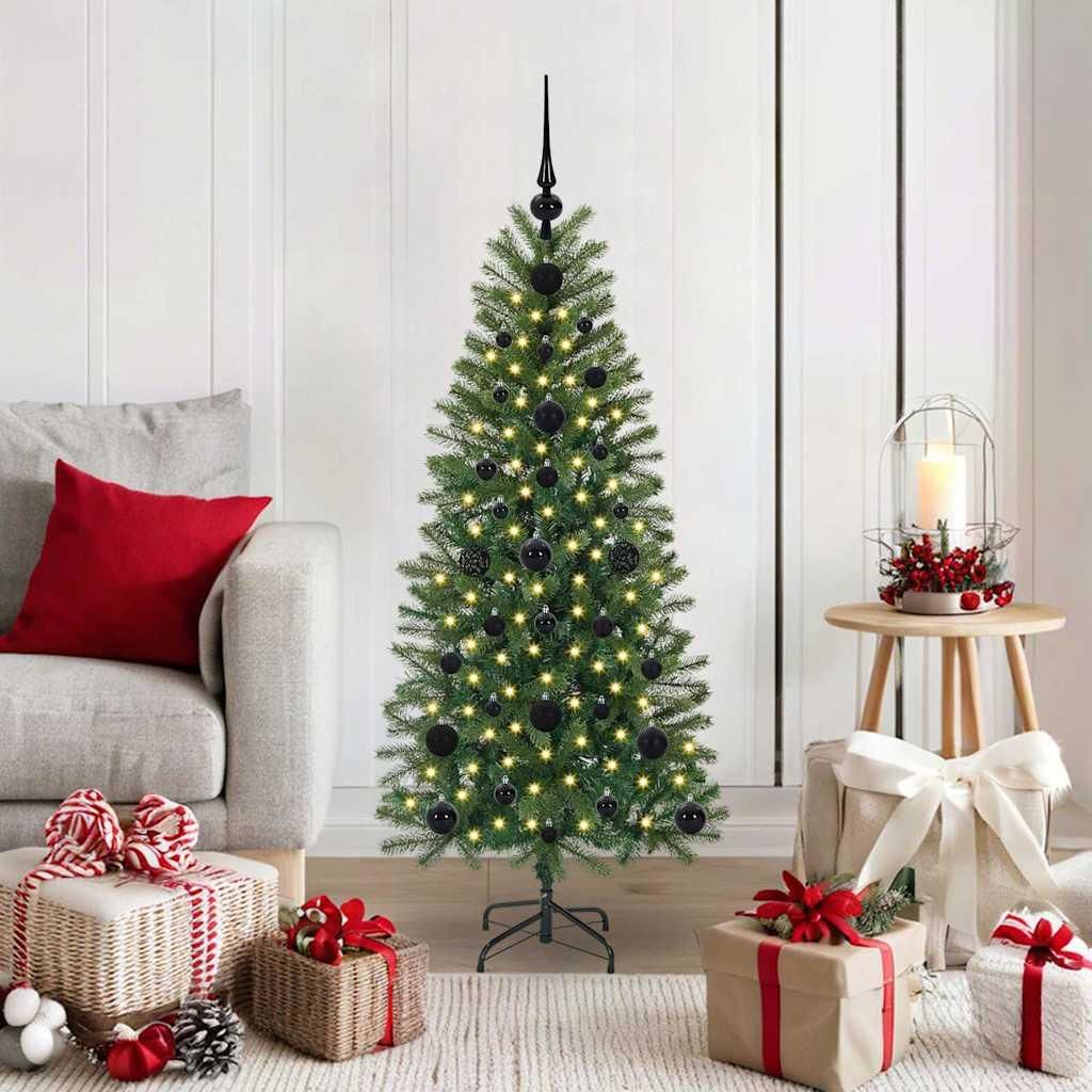 "Schlussverkauf" Künstlicher Weihnachtsbaum(1 pc) - Kunstbaum/Tannenbaum - mit 150 LEDs Grün 120 cm PE und PVC C7881