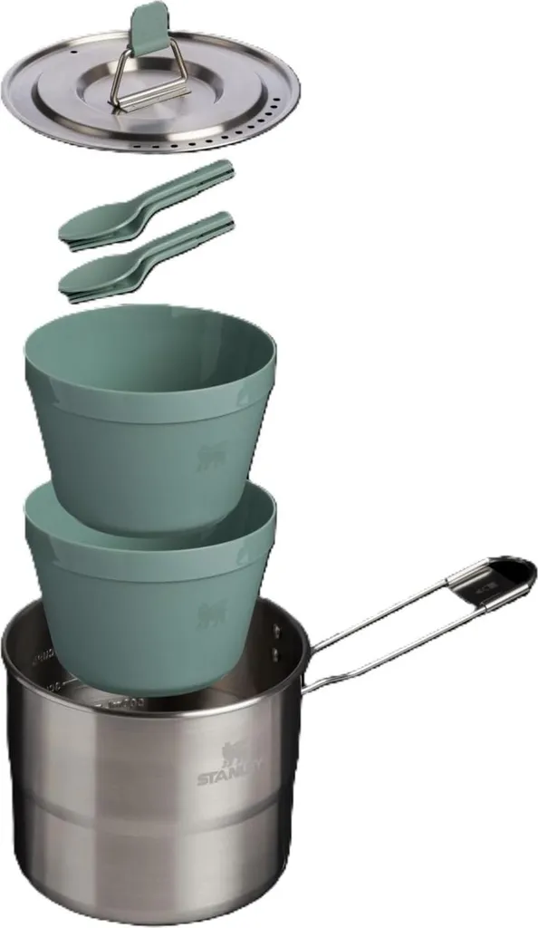 Set Cookset Inox Stanley Wildfare Go : Popote 2 Bols Ultra-Compact