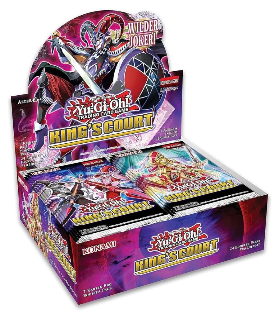 Yu-Gi-Oh! King's Court Display Deutsch – Booster Display mit 24 Packs