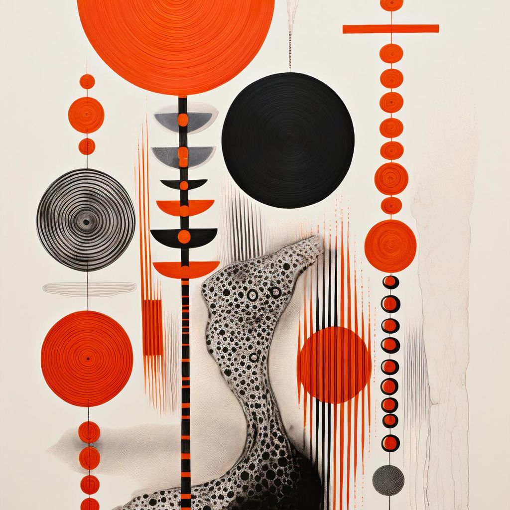 Plakat 50x50cm Kontrastiver Kosmos