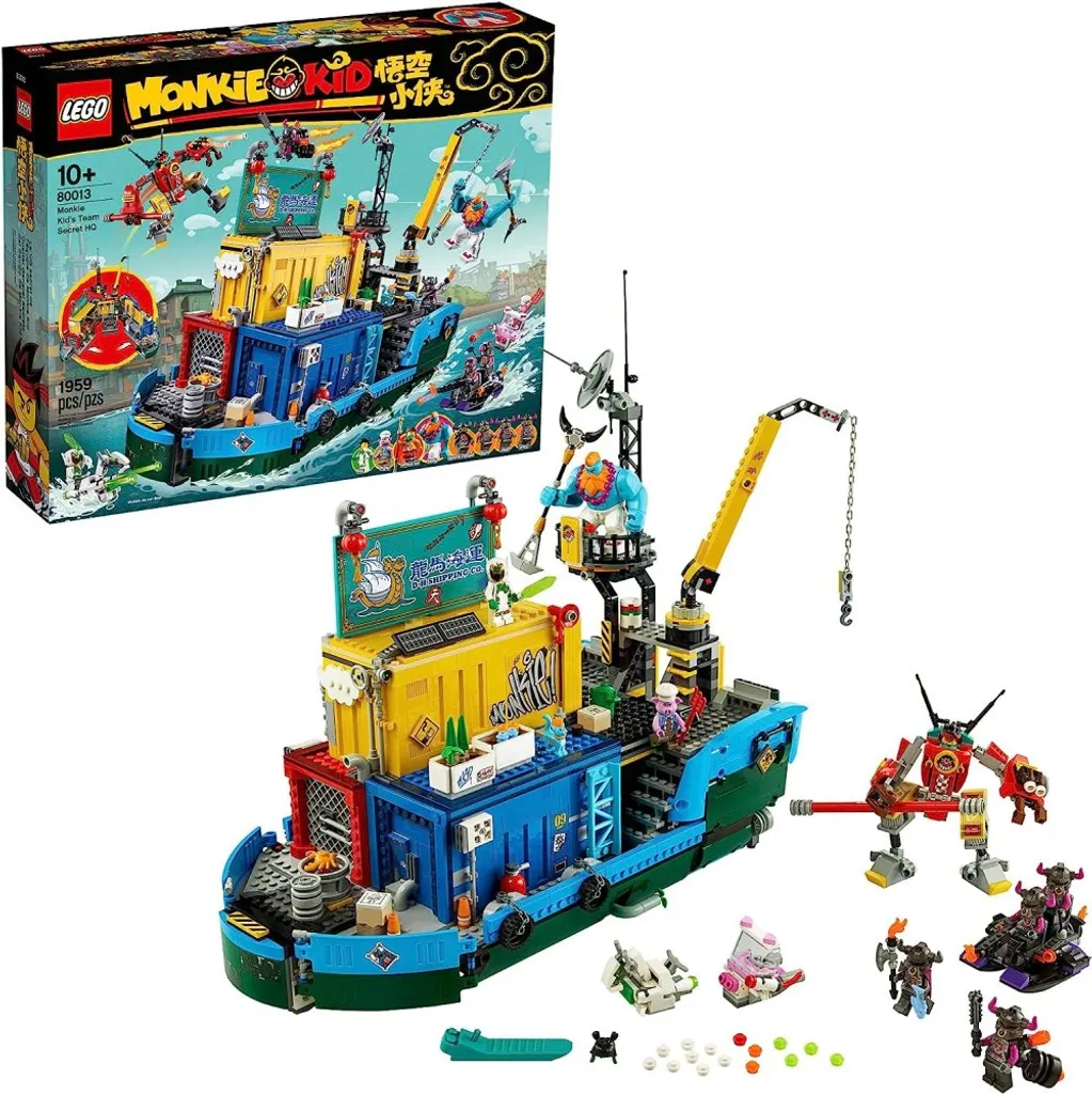 Base secrète LEGO Monkie Kid 80013 avec robot articulé