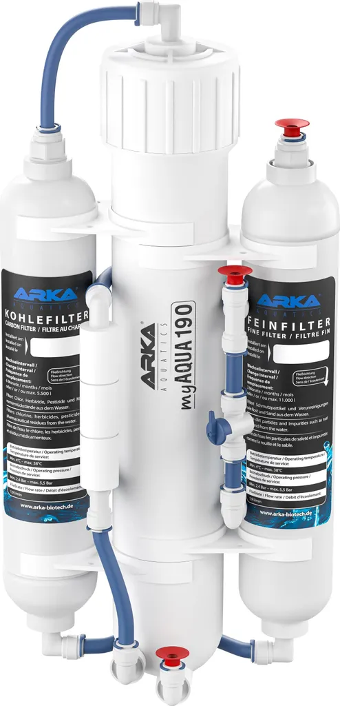 Osmoseur pour aquarium ARKA myAQUA 190 à filtration trois étapes