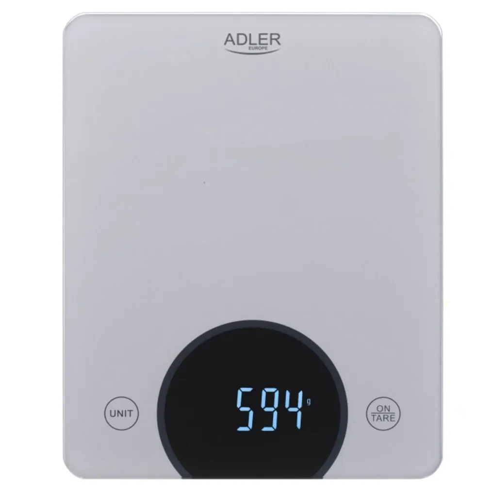 Balance de cuisine Adler AD 3173s balance électronique LED 10 kg argente