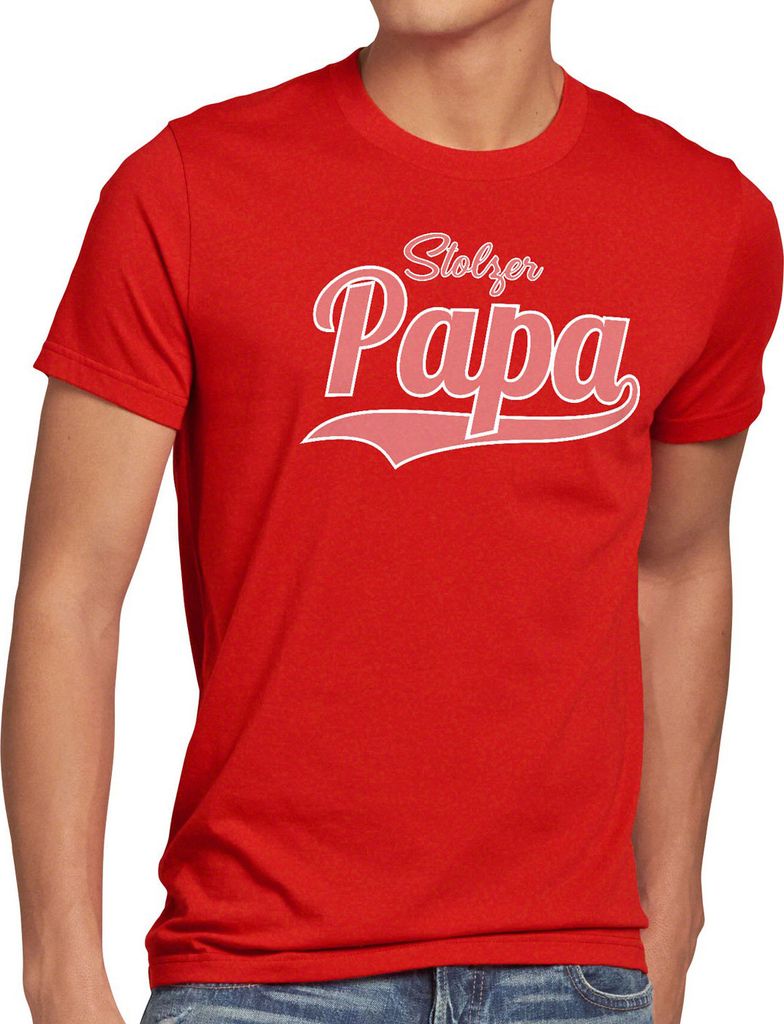 style3 Stolzer Papa Herren T-Shirt Vater Dad Spruchshirt Funshirt