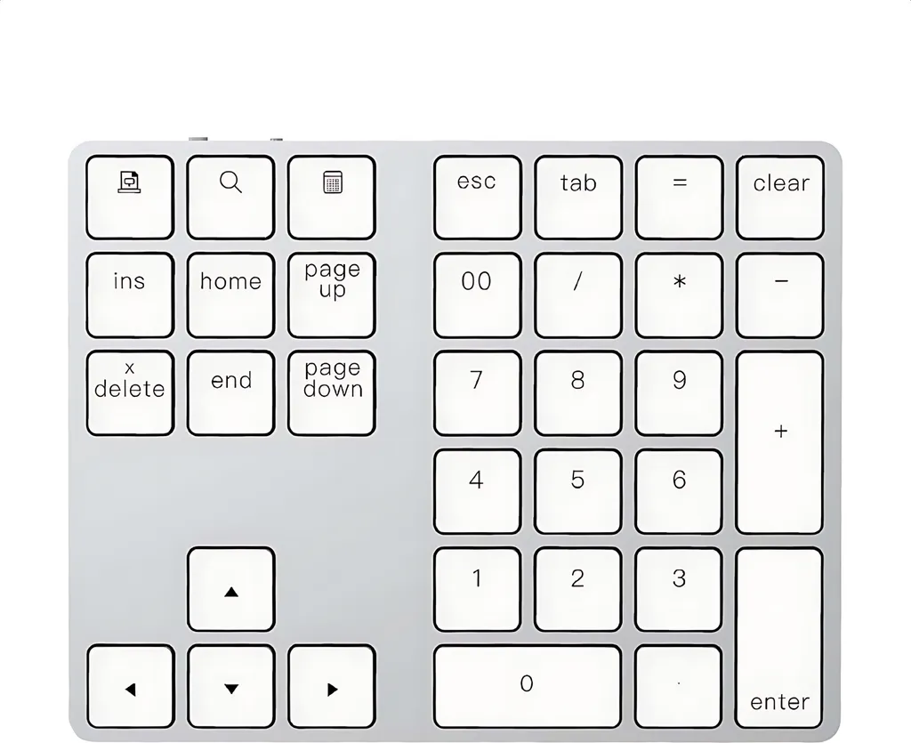 Clavier Numérique Bluetooth iMounts Pavé Sans Fil en Aluminium