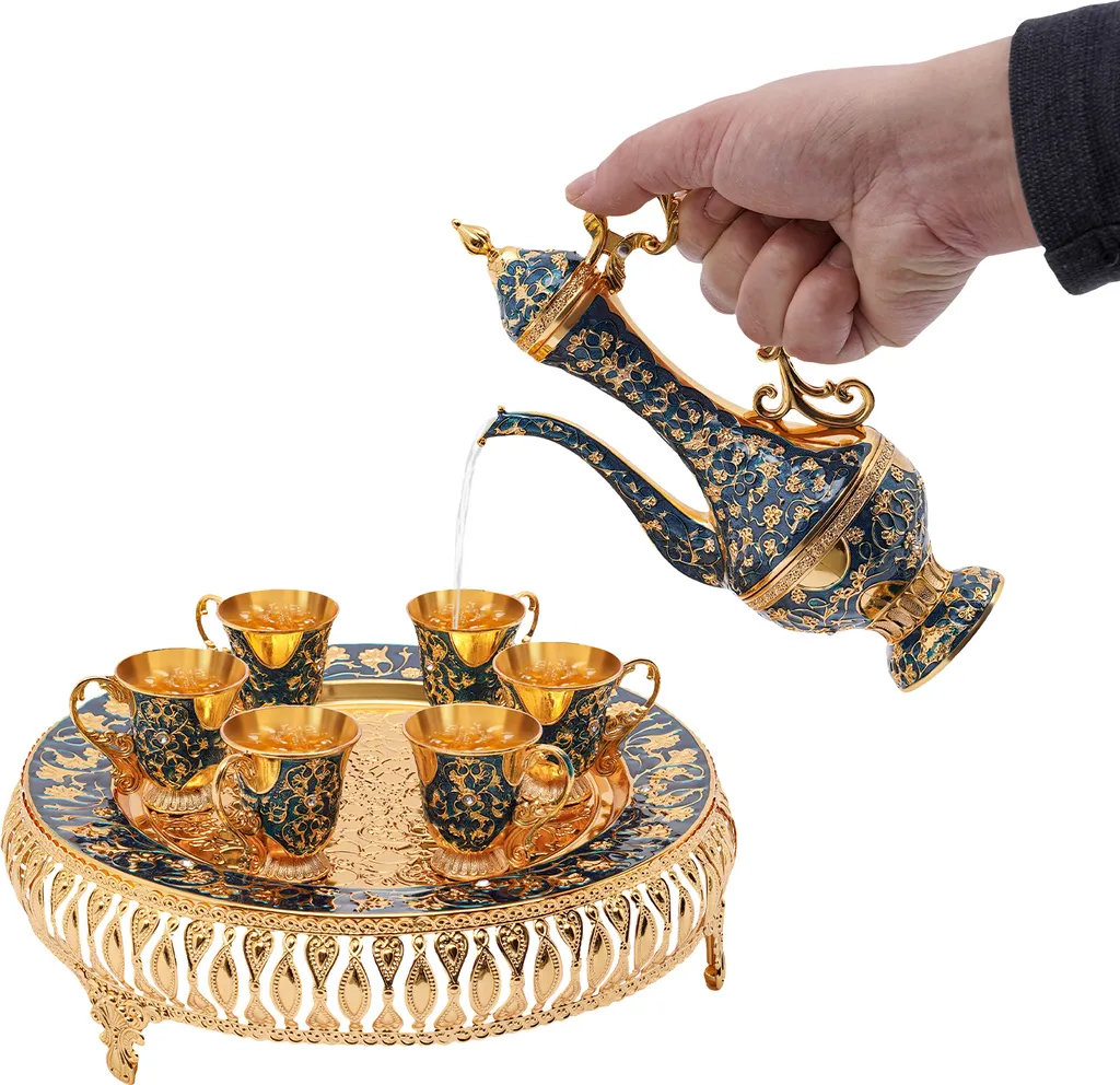 Set Théière Complet avec Plateau pour un Service Impeccable et Chic