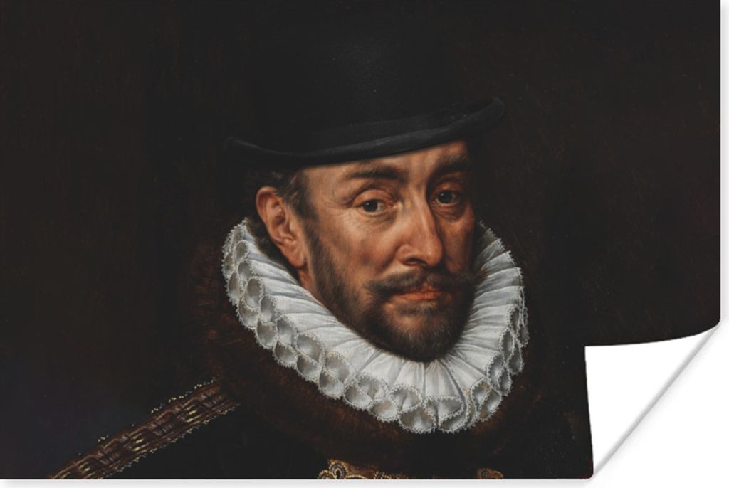 MuchoWow Poster Wilhelm von Oranien - Adriaen Thomasz 30x20 cm - Plakate - Print