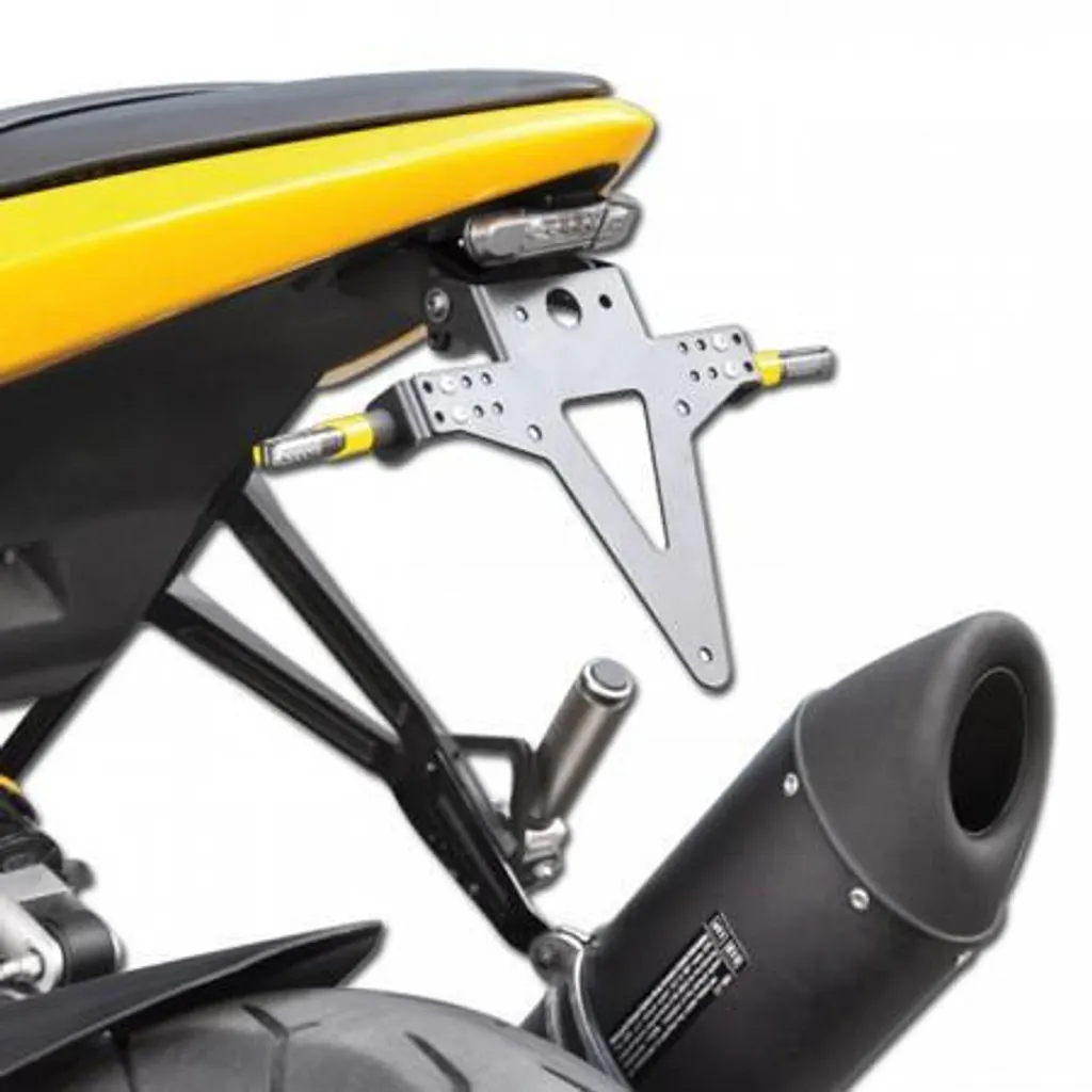 Support de plaque BUELL Racing 1190 SX RX EB en aluminium noir CNC