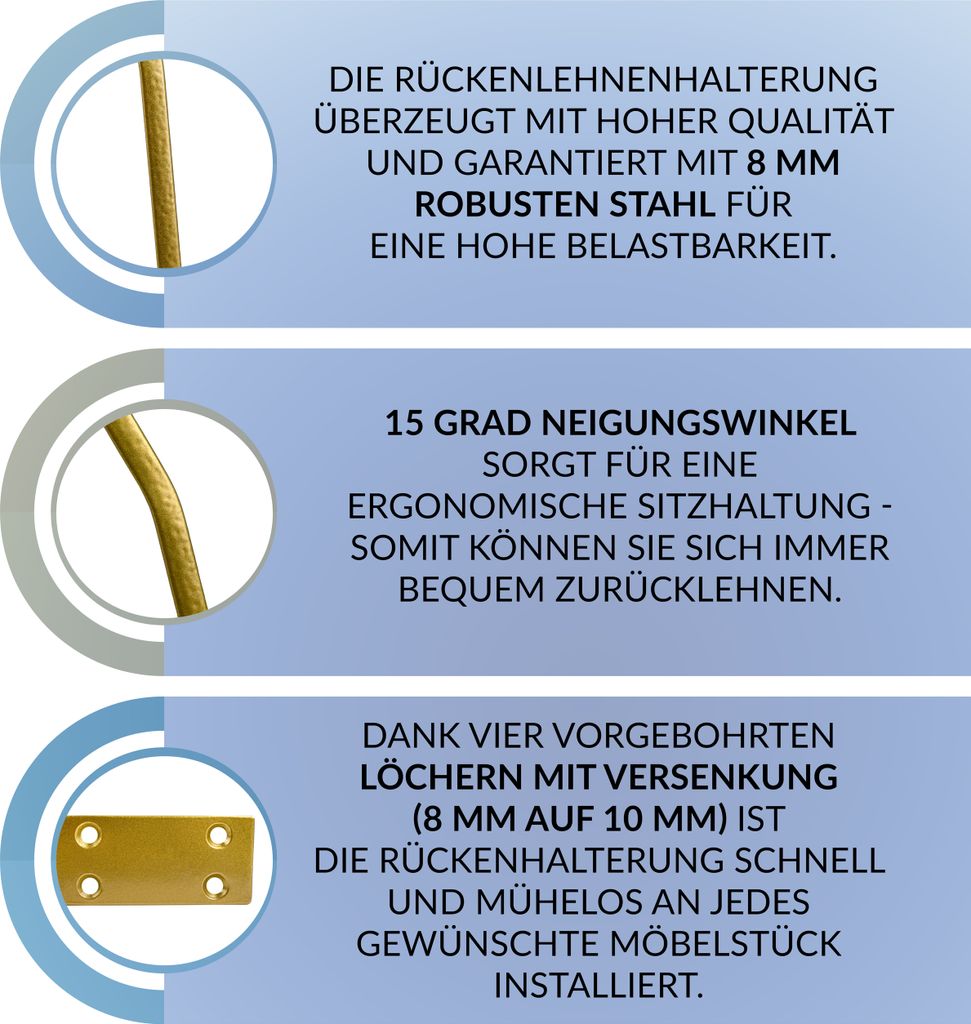 Ploché oceľové operadlo | Priemyselná konzola | Kaufland.sk
