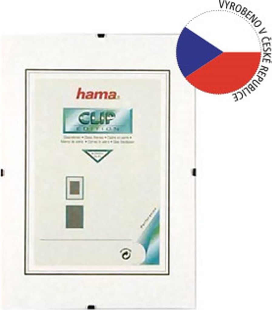 Hama Clip-Fix, transparenter Kunststoff, 21x29,7 cm