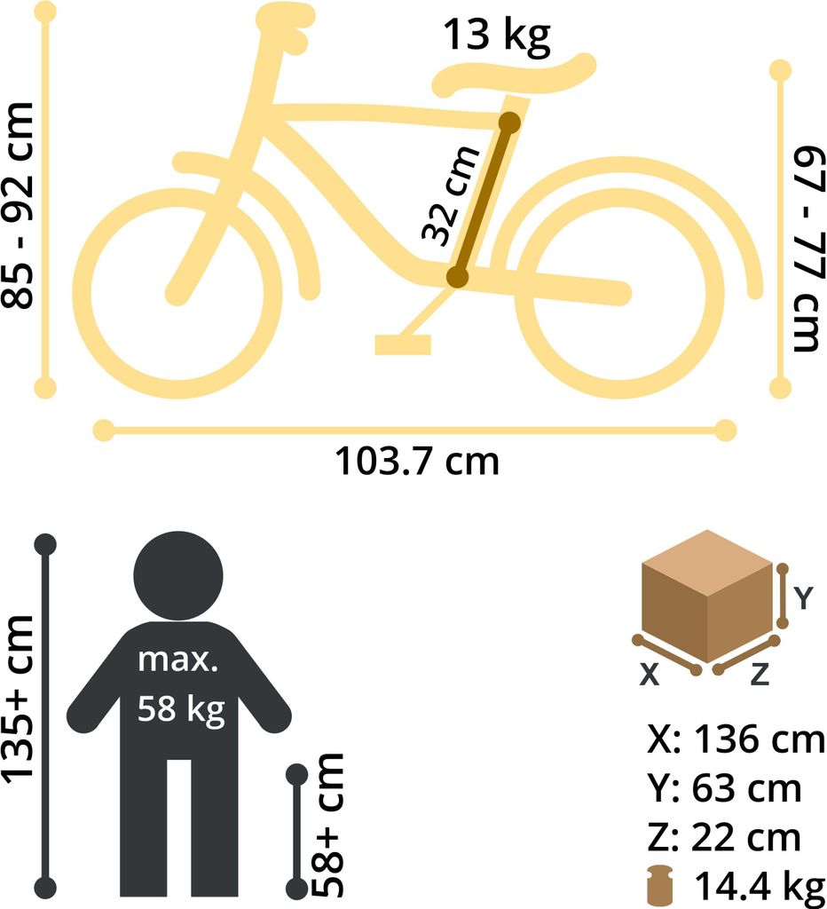 BIKESTAR Kinder Fahrrad ab 9 Jahre | 24 Zoll Urban Jungle Produktbild 2