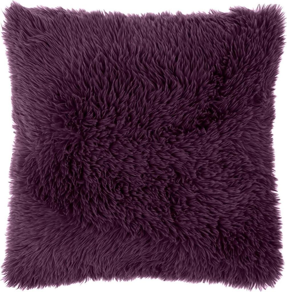 Unique Living - Nachbildungative Kissenmatten 45x45cm - Dunkelviolett