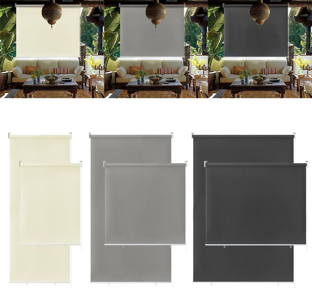 QEENTOE, store extérieur, store vertical pour balcon, Image du produit 