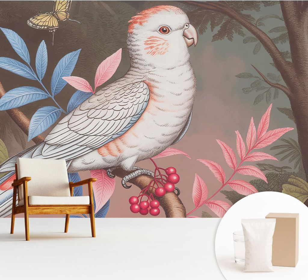 Fototapete - 312x219 cm - Tapete - Wandtapete - Wandbilder - Dekofolie - Tapete Folie - Wand - Dekoration - Wohnzimmer - Tropische Natur