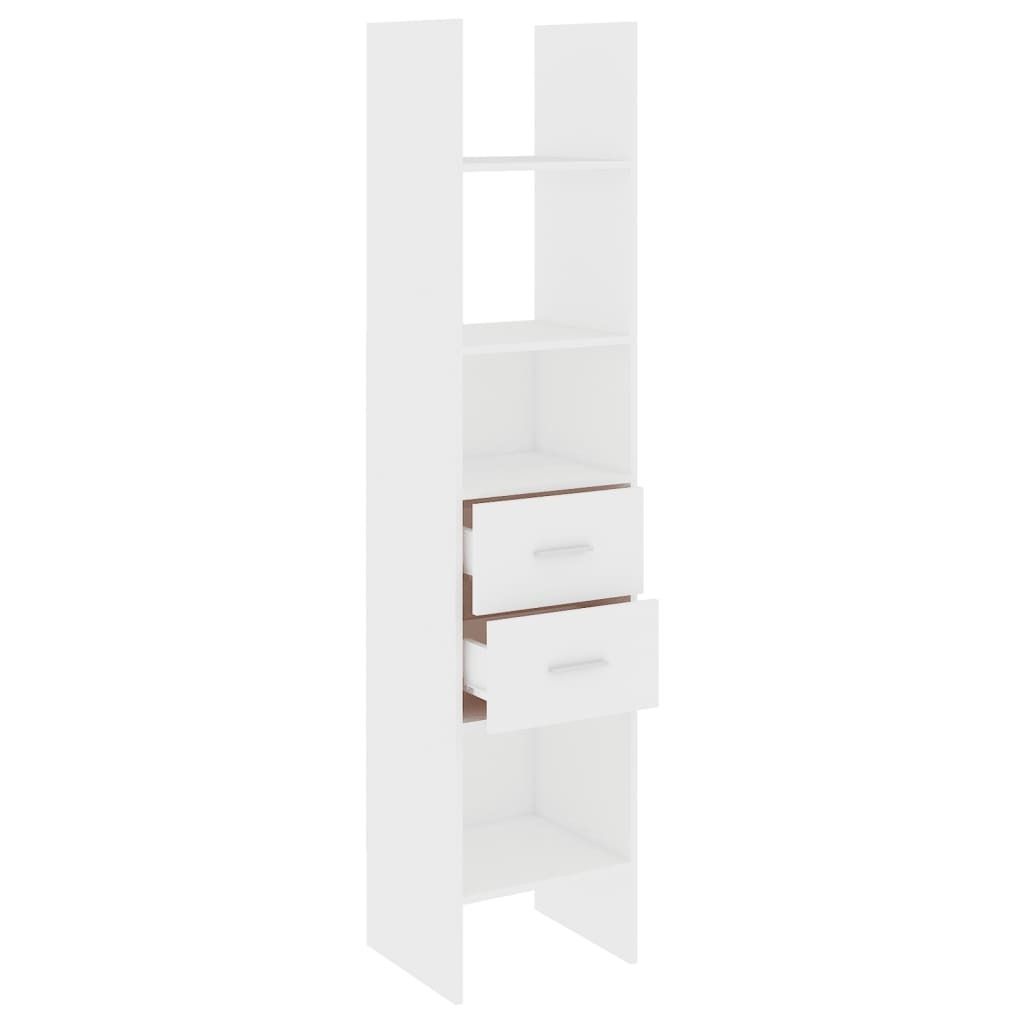 "im Sonderangebot"Bücherregal - CLORIS - Standregal - Robust und langlebig - Weiß 40x35x180 cm Holzwerkstoff - DEMöbel6034924