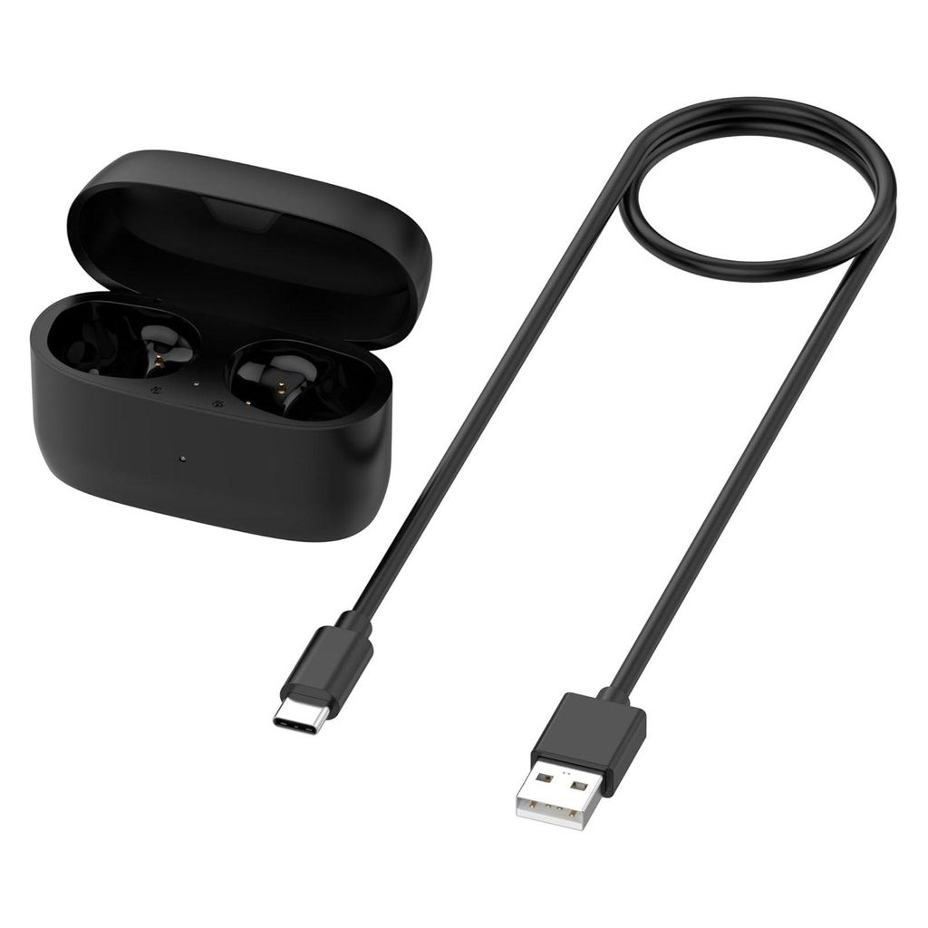 Ladecase für Elite 4 True Wireless Bluetooth-Ohrhörer, Ersatz-Ladecase für Elite 3 USB-C-Ladecase, Schwarz