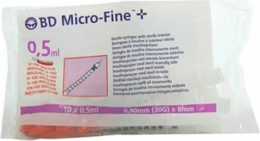 Siringhe Insulina BD Micro-Fine 0,5ml G30 - L'Originale BD in Stock