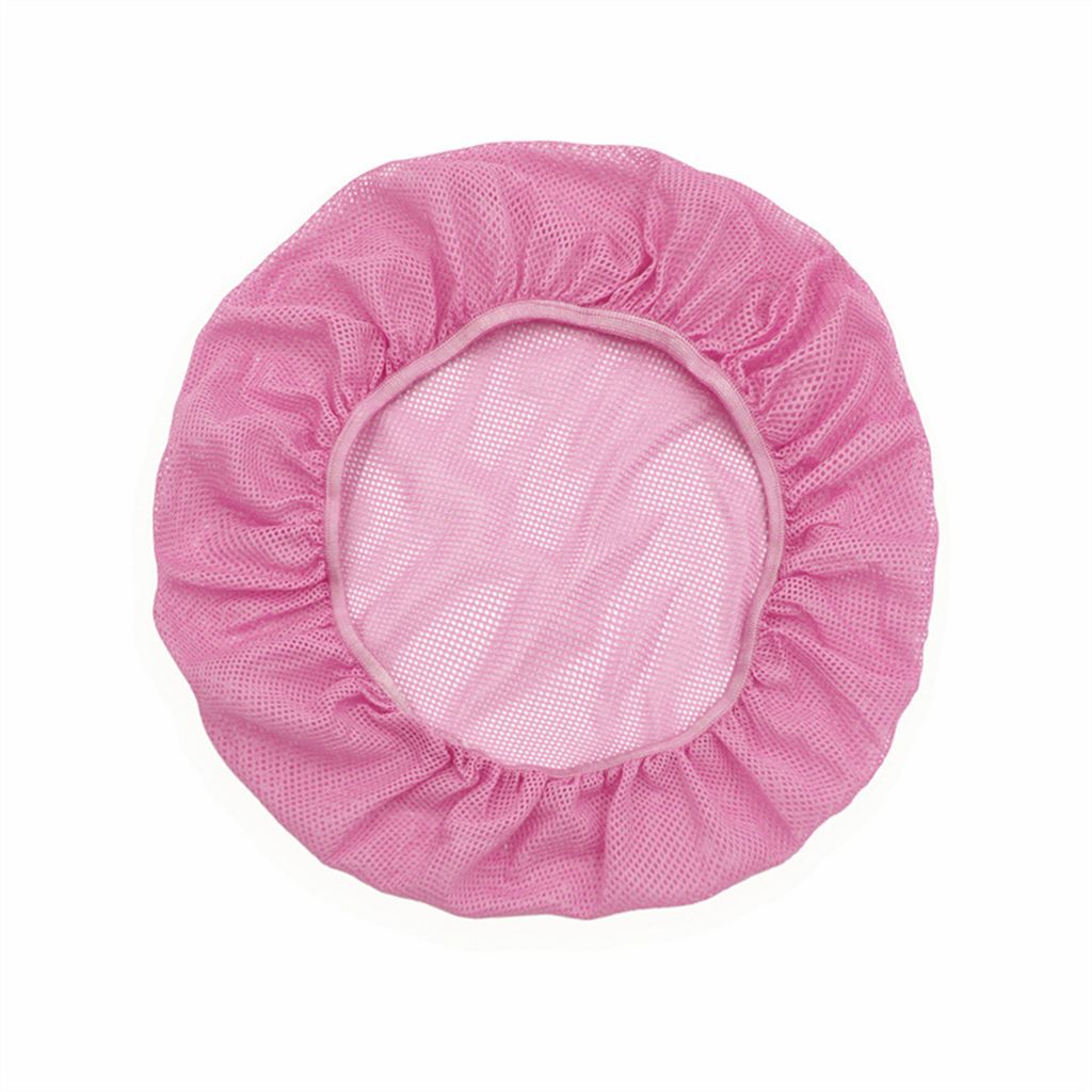 Wiederverwendbare Bäckermütze, Netz-Kochmütze, weich, atmungsaktiv, hautfreundlich, waschbar, Kochmütze, schützende Kopfbedeckung, Rosa, Einhe...