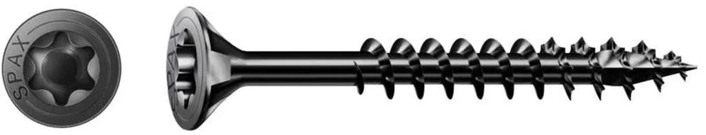 Universalschraube schwarz BLAX, 4.5mm, x 80 mm, 100 Stk. - Produktbild 