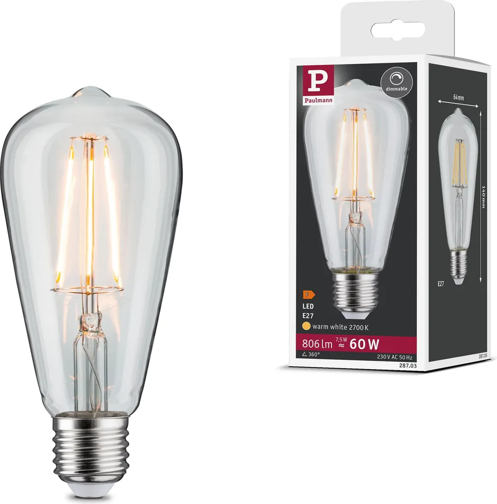 Lampadina LED Paulmann 230V: Arreda con la Luce e il Vetro Trasparente