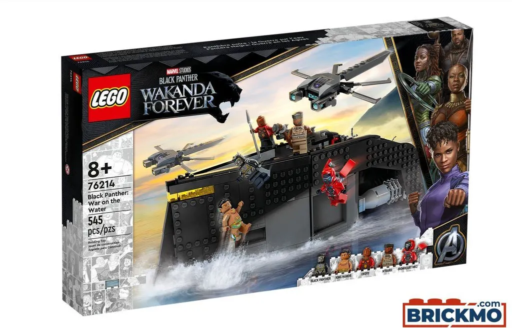 LEGO Marvel 76214 Black Panther avec 5 Figurines et Drones de Combat Bio - 18