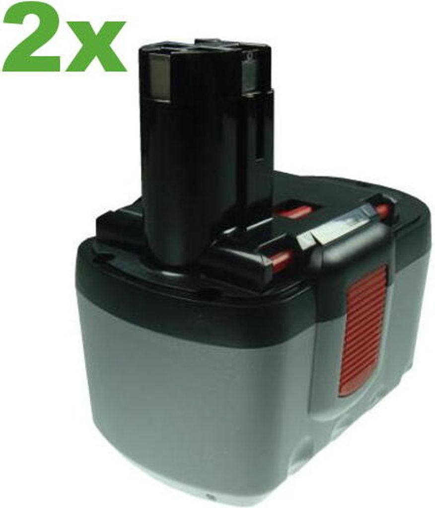 2x Trade-Shop Werkzeug Ni-MH Akku 24V 3000mAh ersetzt Bosch 2607335280 2607335445 2607335446 BH-2424 BH2424