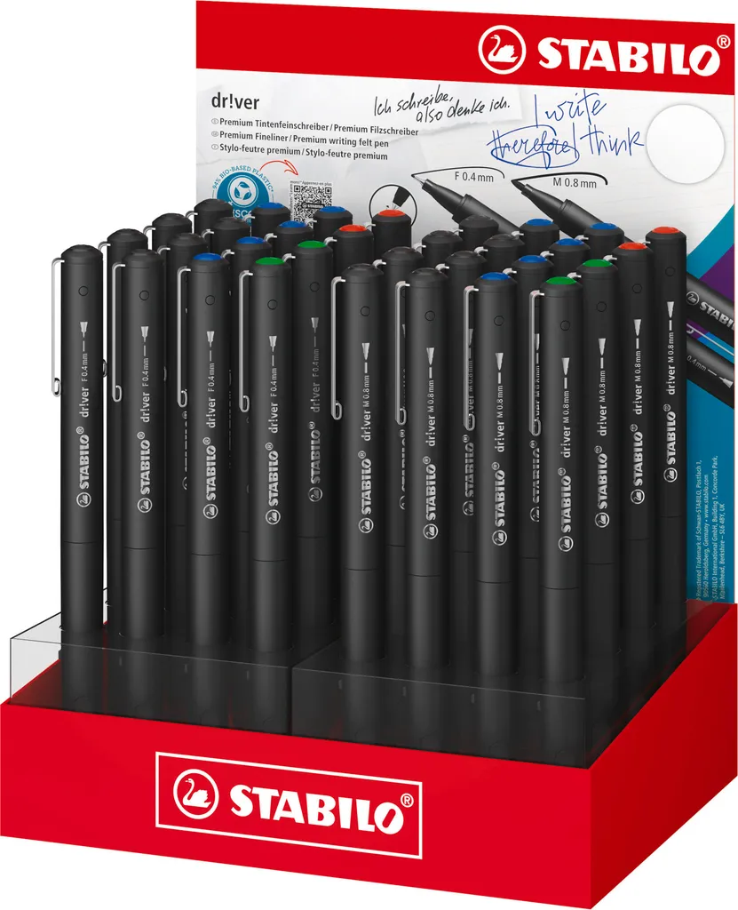 STABILO dr!ver Fineliner 1088-1089/32-1 - Display 32 pz Offerta
