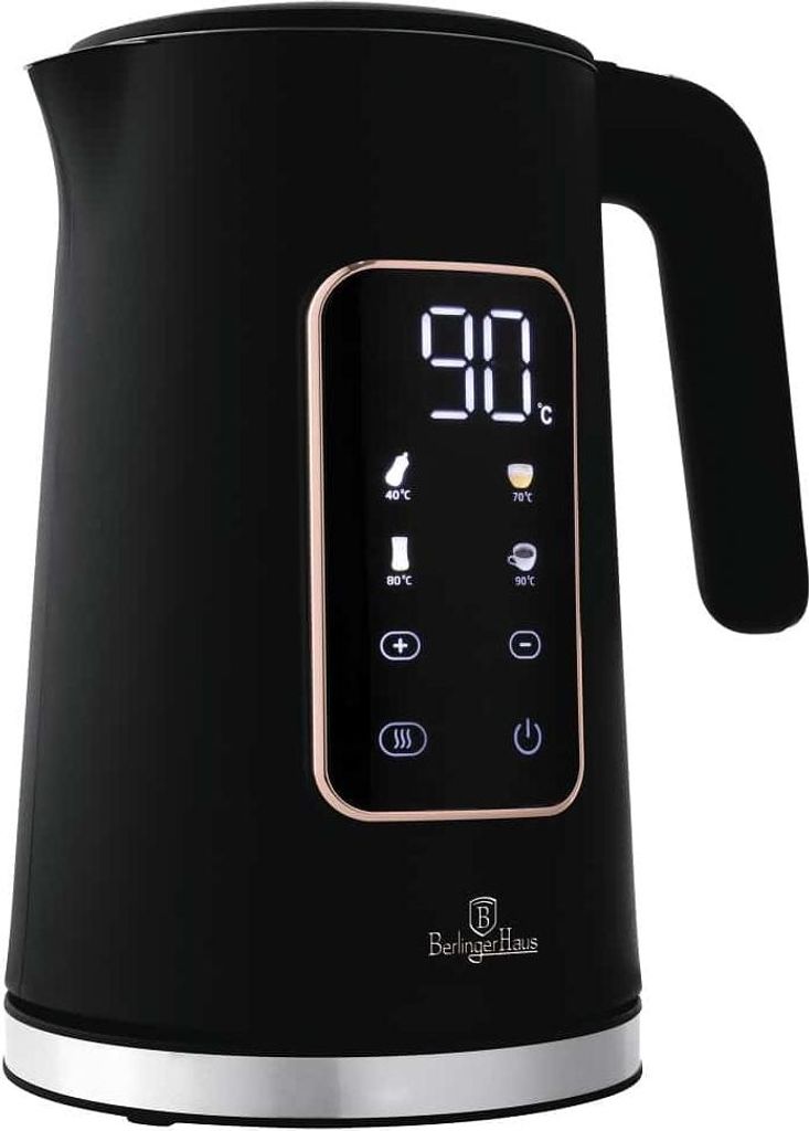 Rýchlovarná kanvica 1,7 l 2200W digitálna, Black Rose Obrázok produktu 