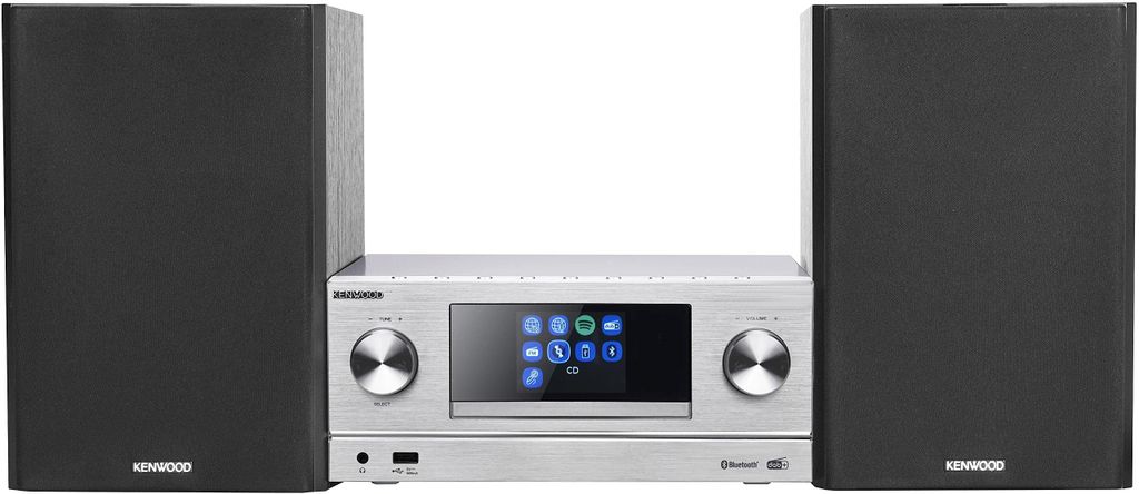Kenwood M-9000S, Home-Audio-Minisystem, Silber, 1 Disks, 50 Produktbild 