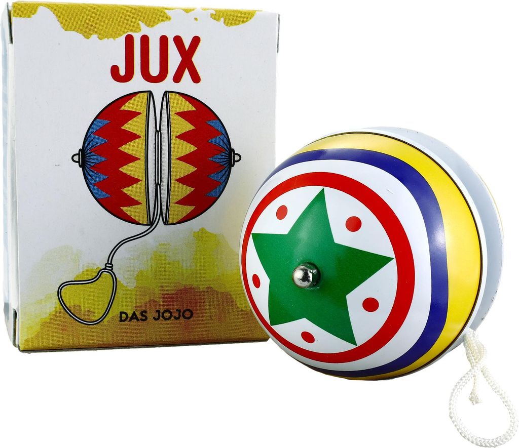 Blechspielzeug - JUX Jojo aus Blech Yo-Yo Geschicklichkeitsspiel Modell 04
