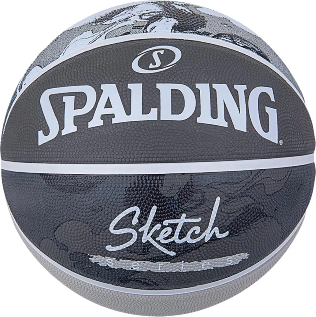 Ballon de Basket Spalding Sketch Jump Taille 7 - 84382Z Design Unique
