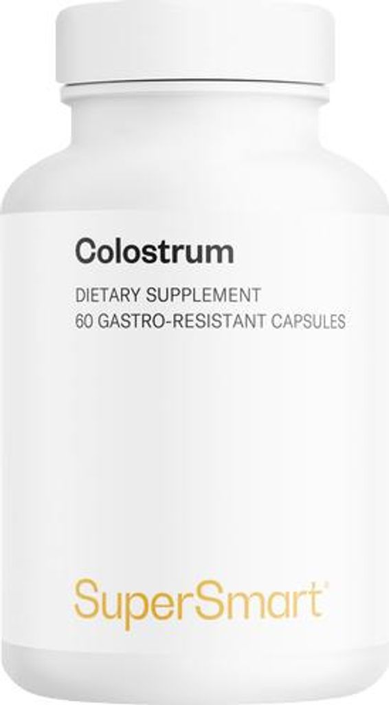 SuperSmart Colostrum Dietary Supplement - 60 Magensaftres. Kaps.