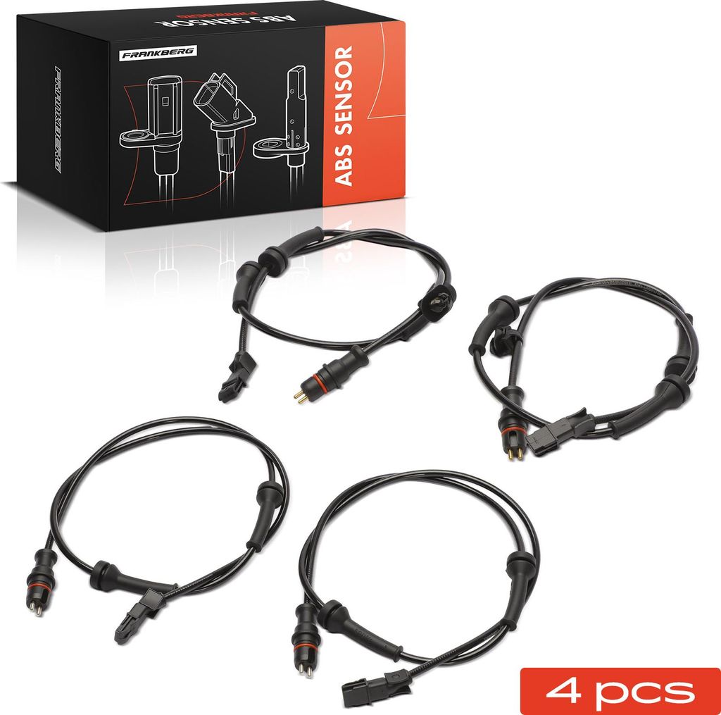 Frankberg 4x ABS Vorderachse und Hinterachse für Renault Scenic 2 Grand Scenic Megane 2004-2009