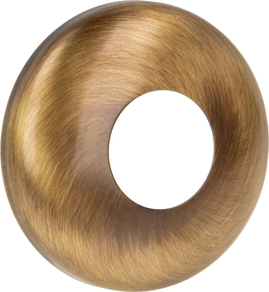 tecuro DESIGN-Hahnrosette 3/4 Zoll Ø 27 mm x Ø 67 mm x 15 mm - bronze