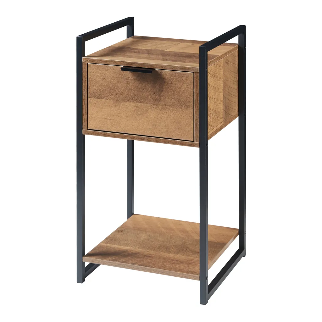Table d'appoint Namsskogan 62x33x32cm imitation noyer design élégant