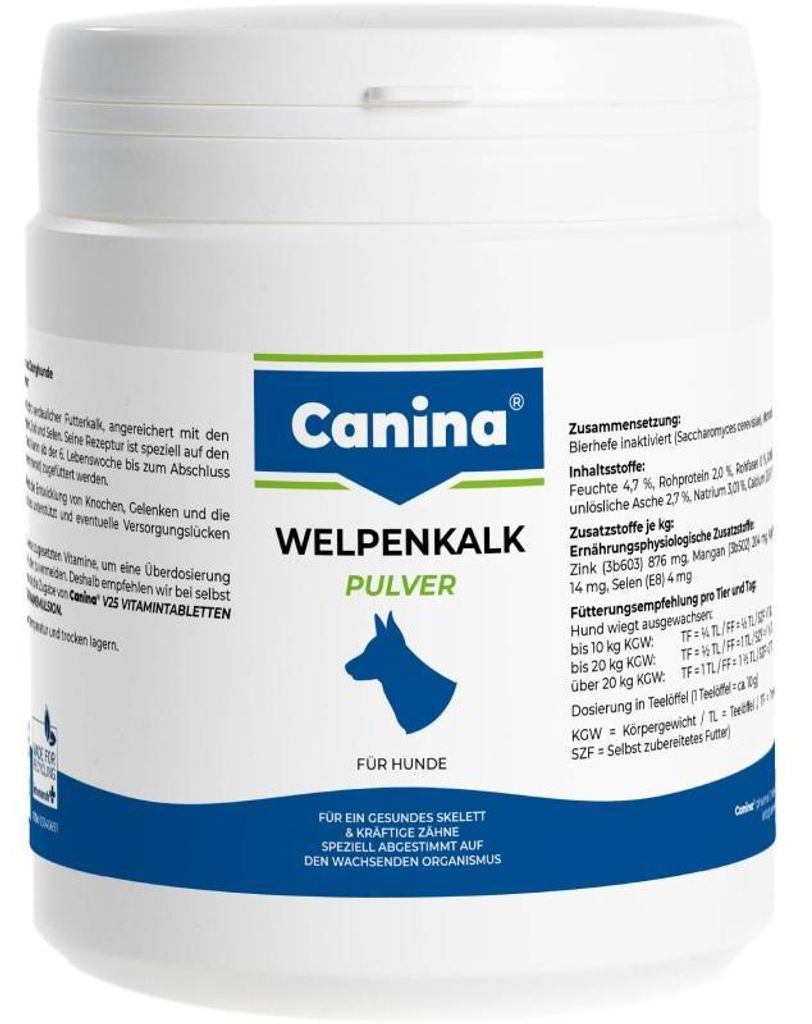 Canina Puppy Lime in polvere 900 g Immagine del prodotto 