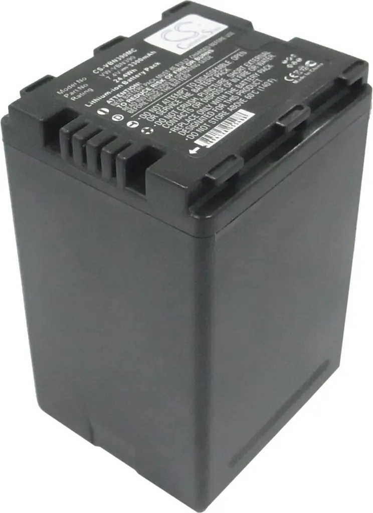 Batterie Li-ion VW-VBN390 pour Panasonic HDC-HS900 et HC-X920 noire