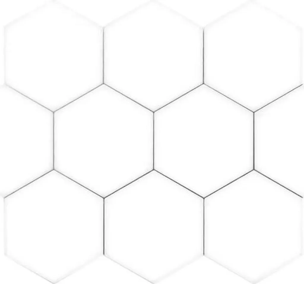 Solution Éclairage Mural Modulable 10 Modules Hexagonaux sans Perçage