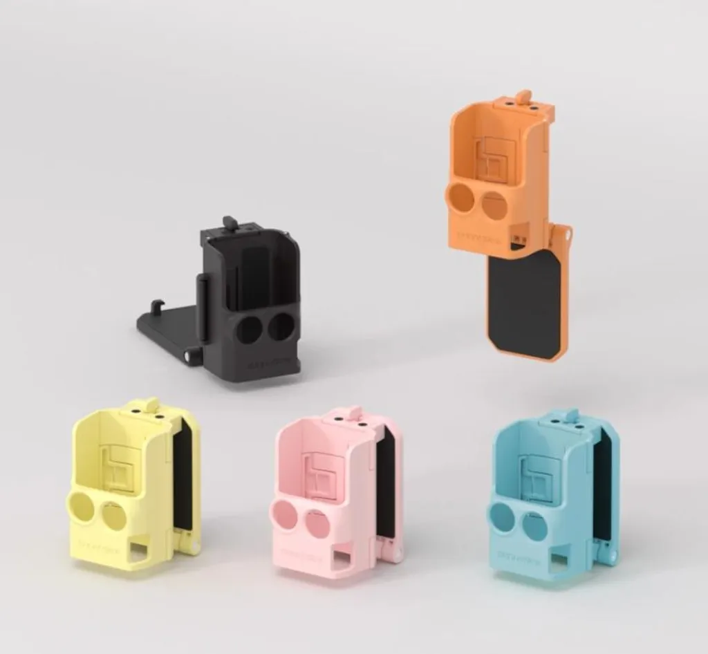 Staffa Magnetica DJI Pocket 3 Blu - Base Regolabile Quick Release - 5