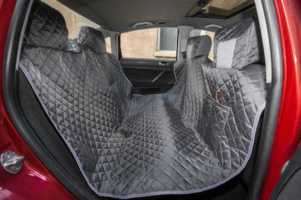 Tapis de protection voiture pour chien et couchage 220 cm coloris gris