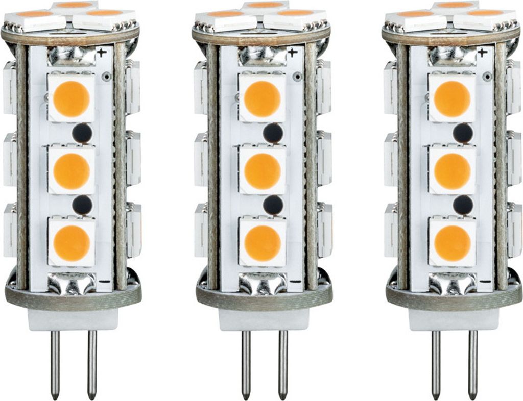 12 x ampoules LED Paulmann culot à broches 2,5W G4 12V Image du produit 