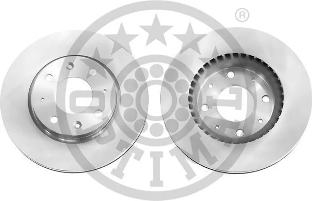Jeu de Disques de Frein Avant Ventilés pour KIA CERATO LD 275mm OPTIMAL
