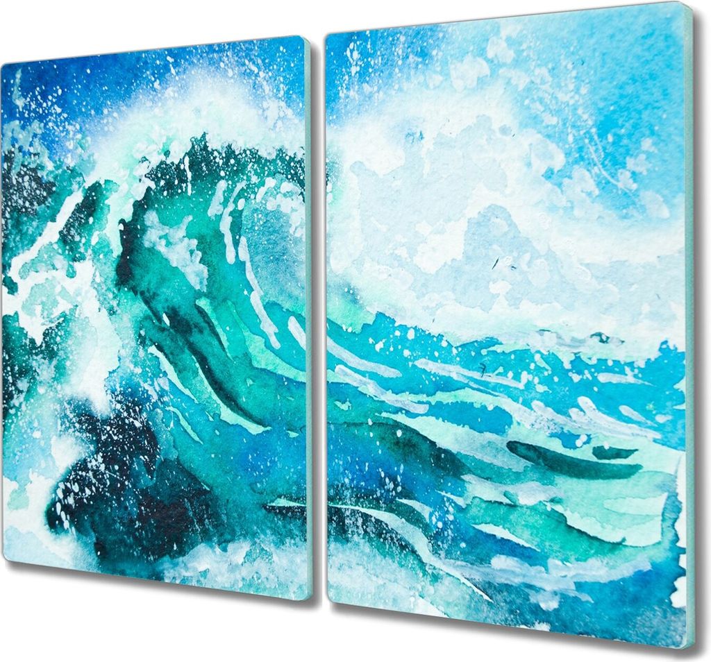 Coloray Herdabdeckplatte 2x30x52 cm Schneidebrett Produktbild 