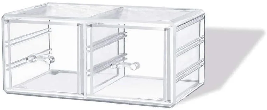 Organiseur pour Coiffeuse 23,8x15,3 cm - Porte-maquillage Transparent