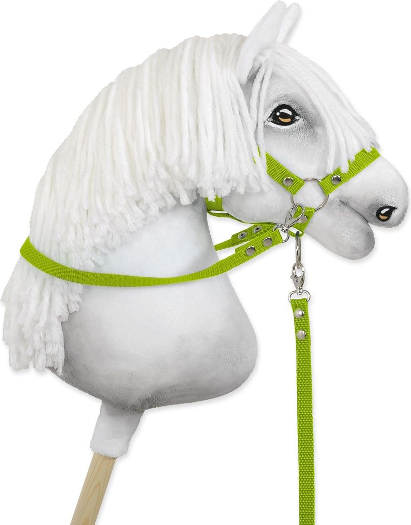 Otěže Hobby Horse - limetkovo zelené Obrázok produktu 