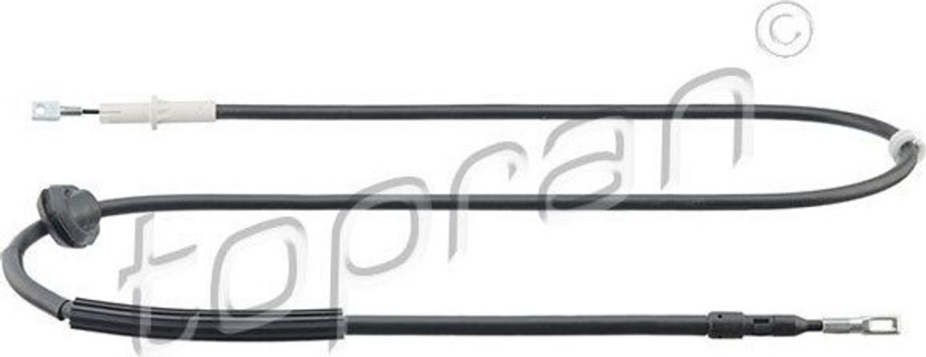 TOPRAN Seilzug Betriebsbremse 401 652 hinten links